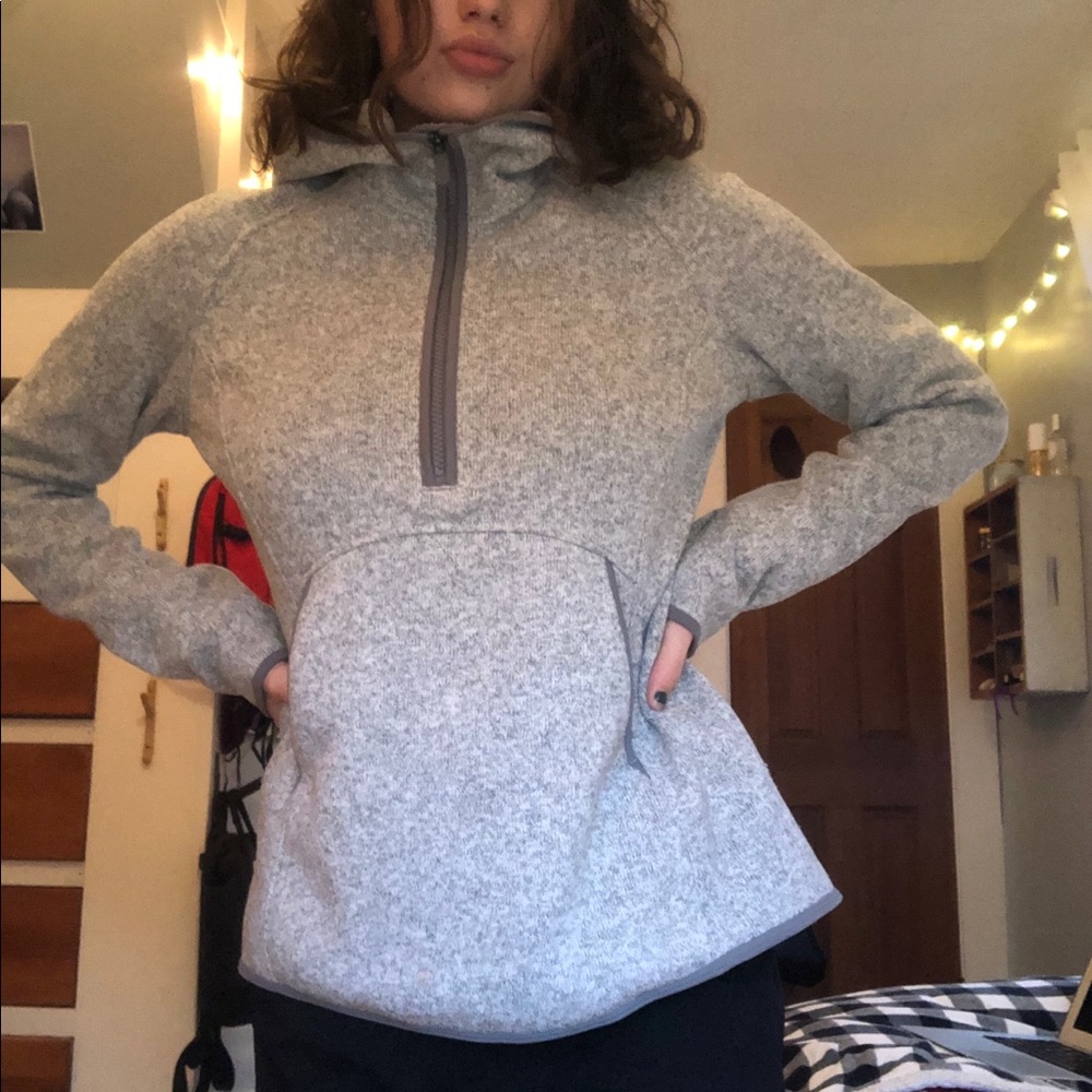 Lululemon Women’s Gray Fleece Hoodie